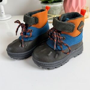 Carter's Kids' Orange and Blue Rain Boots